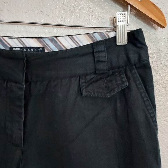 🔴3/$20 Carole Little Black Bermuda Shorts Size 6 - Picture 3 of 9